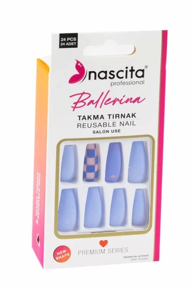 Nascita 24'lü Ballerina Renkli Takma Tırnak - 158 ürün görseli 1