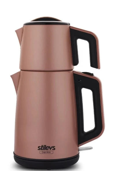 Stilevs Çays Inox 1650 W Çelik Çay Makinesi ROSE ürün görseli 1