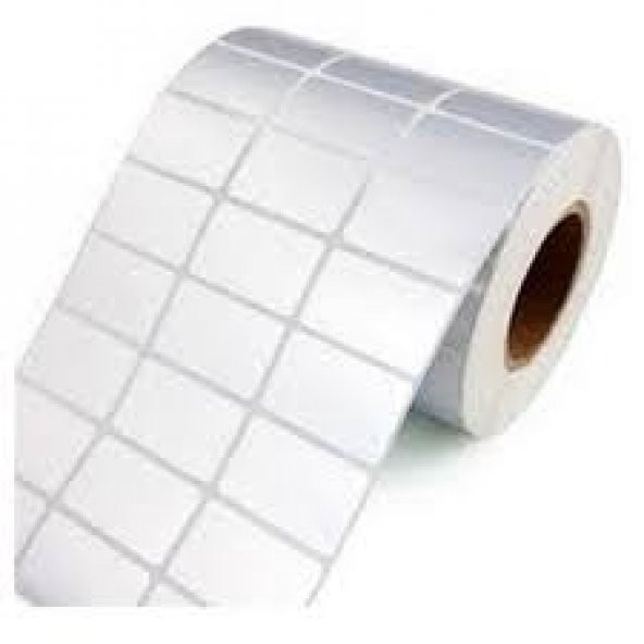 SİLVER MAT ETİKET 2000 Lİ SARIM 1 RULO FİYATI 3 LÜ Y.YANA 40x30 ürün görseli 1