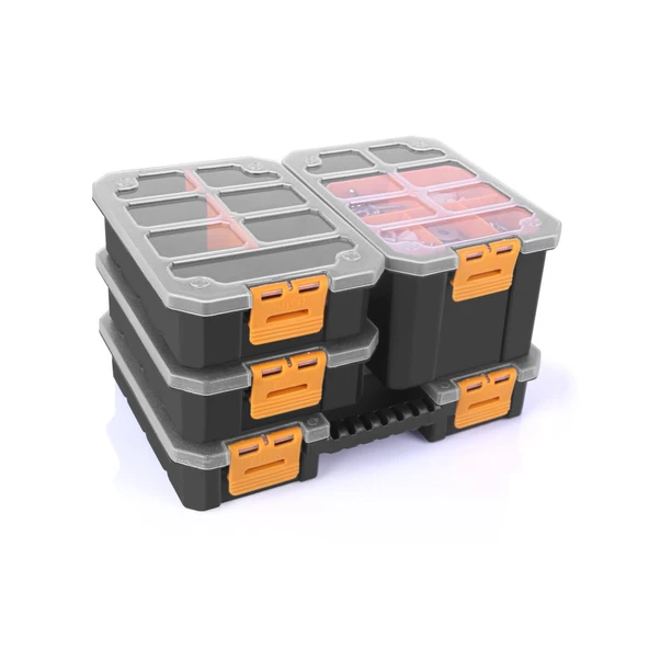 4’lü Slim Organizer Set Takım Çantası Vidalama Kutusu ürün görseli 1