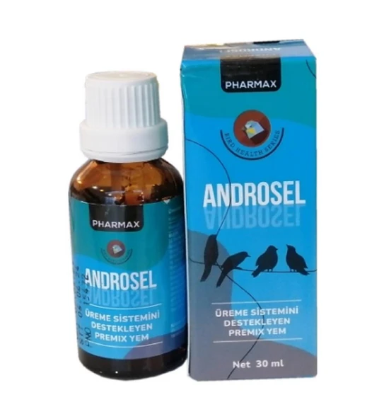 Pharmax Androsel Kuşlar İçin Üreme Sistemi Düzenleyici 30 ml ürün görseli 1