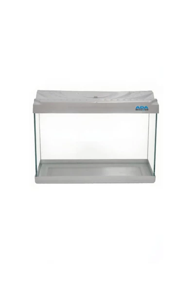 Beyaz Plastik Çerçeveli  Akvaryum 35x25x15 Cm ürün görseli 1