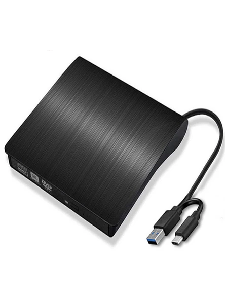 Harici DVD Sürücü USB 3.0 veya Type-c Cd Dvd Yazıcı Okuyucu Taşınılabilir Pc Dizüstü Uyumlu 12.7mm ürün görseli 1