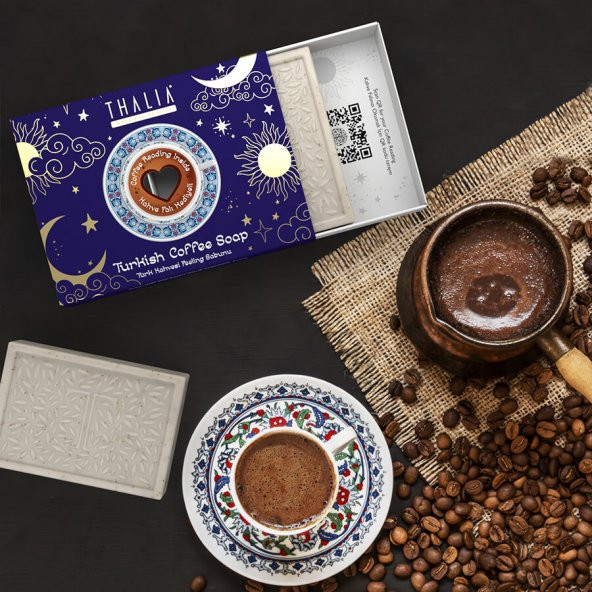 Thalia Peeling Etkili  Türk Kahveli Sabun 150 gr - Resim 2
