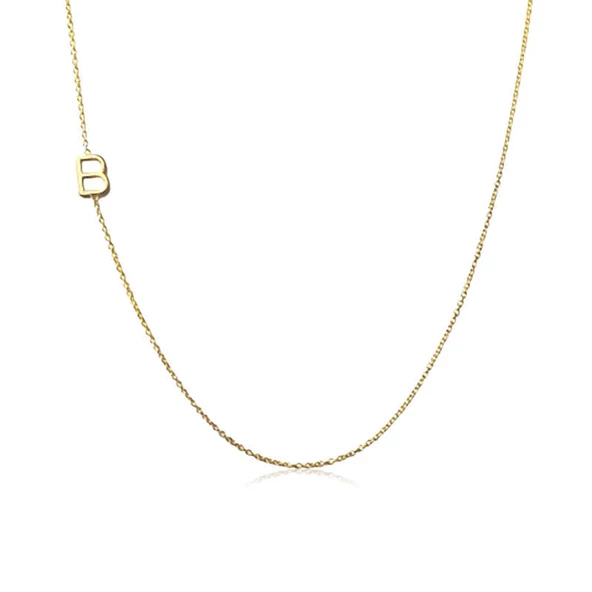 Gümüş Harfli Bayan Kolye SL3120 ürün görseli 1