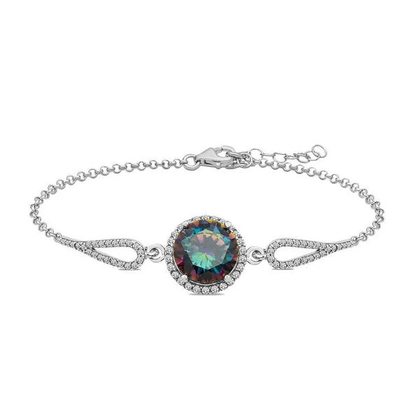 Gümüş Mistik Topaz Bileklik SL3830 ürün görseli 1