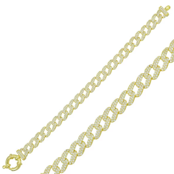 Gümüş Gold Taşlı Gurmet Bayan Bileklik SL4190 ürün görseli 1
