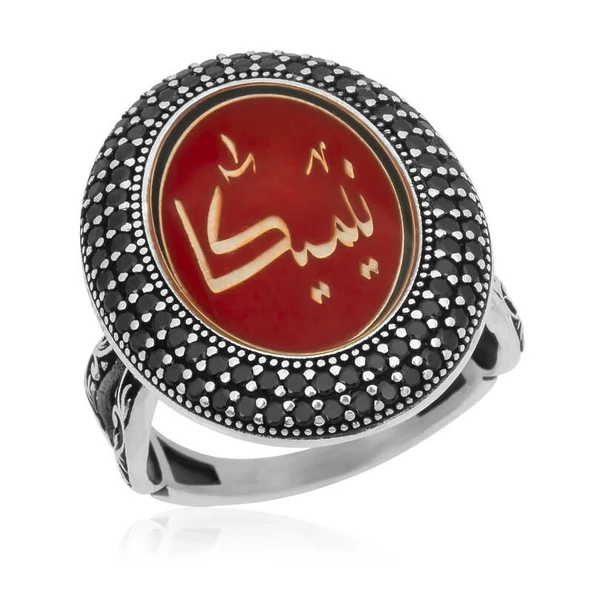 Gümüş Kişiye Özel Kadın Yüzük SL4542 ürün görseli 1