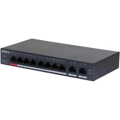 DAHUA CS4010-8ET-110 8xFE-2xGE BULUT YÖNETİLEBİLİR 110W POE SWİTCH ürün görseli 1