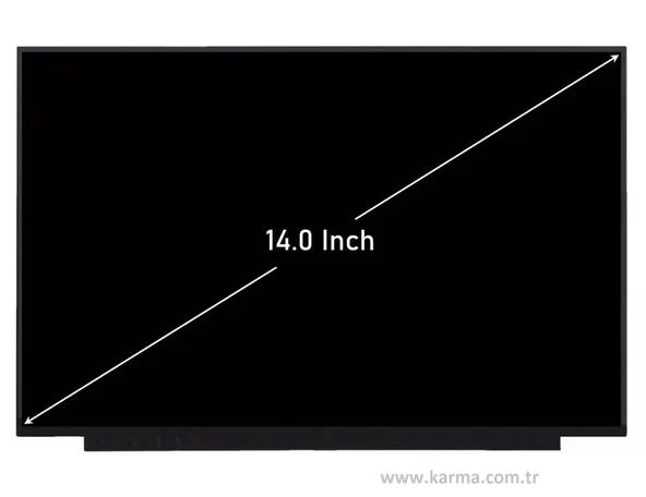 NV140WUM-N43 V8.0 14.0" inç 30Pin 1920*1200 (FHD+IPS) Lcd Ekran, Panel 60Hz ürün görseli 1