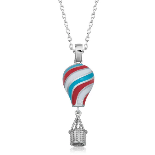 Gümüş Kapadokya Balon Kadın Kolye  SL5061 ürün görseli 1