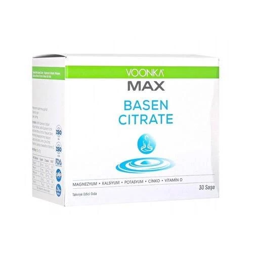 Voonka Max Basen Citrate Takviye Edici Gıda 30 Şase ürün görseli 1