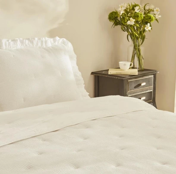Karaca Home Perios Beyaz  Çift Kişilik Comfort Set - Resim 2