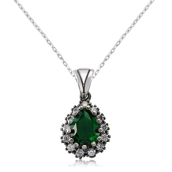 Gümüş Hürrem Sultan Bayan Kolye  SL5438 ürün görseli 1