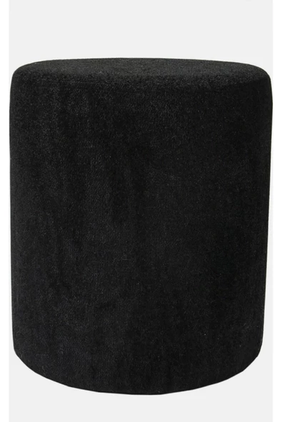 BEYLERBEYİ Lines Teddy Kumaş black Puf ürün görseli 1