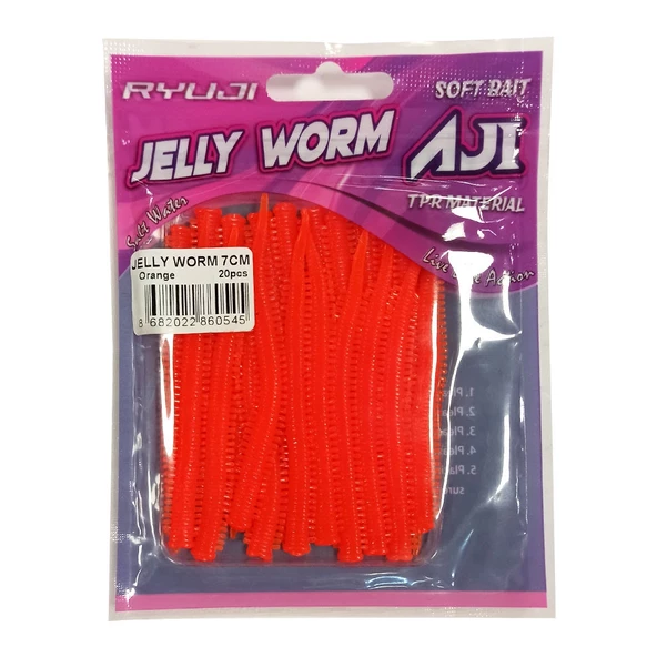 Ryuji Jelly Worm 7,5cm Silikon Yem - Resim 3