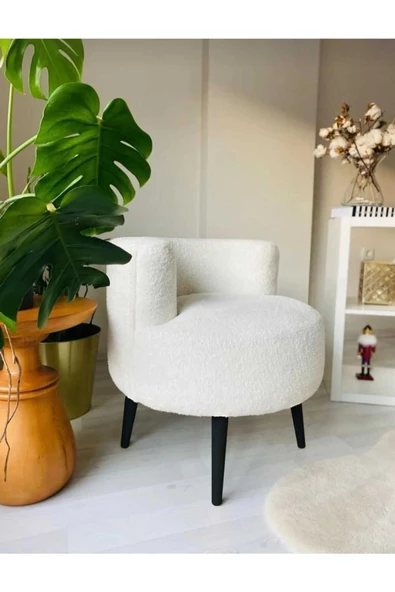 BEYLERBEYİ Tekli Puf ,makyaj Önü Pufu,çay Seti Tekli Koltuk, Berjer (SALON, BALKON, OFİS),sırtlı Puf ürün görseli 1