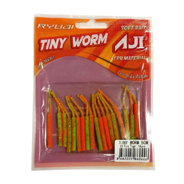 Ryuji Tiny Worm 5cm Silikon Yem - Resim 4