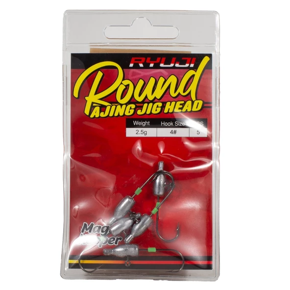 Ryuji Round Ajing #4 Jig Head - Resim 2