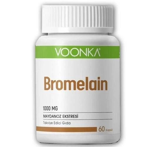 Voonka Bromelain 60 Kapsül ürün görseli 1