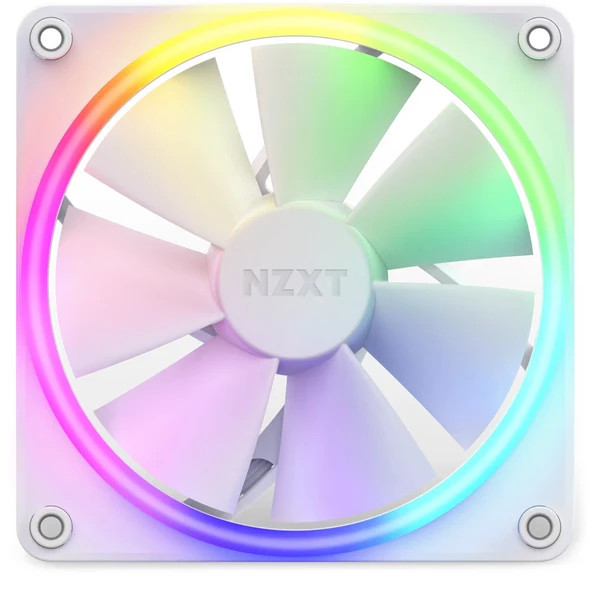 NZXT F120 RGB RF-R12SF-W1 Beyaz 12 cm Kasa Fanı ürün görseli 1