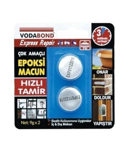 Vodabond Epoxy Tamir Macunu 18gr ürün görseli 1