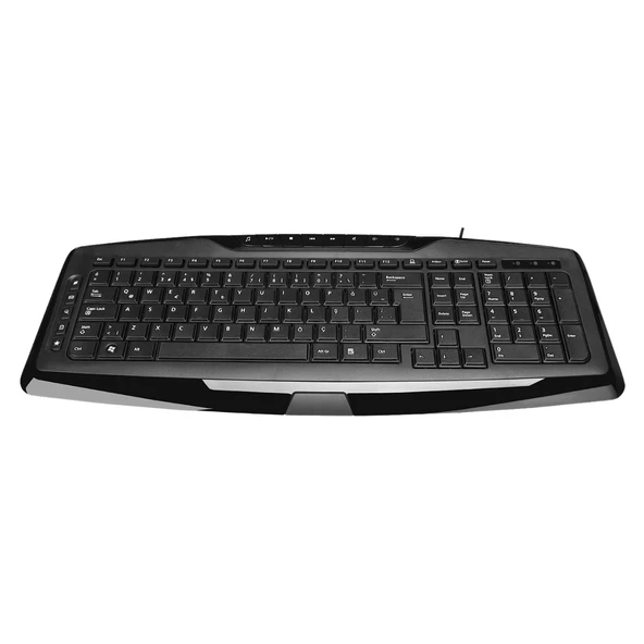 Everest KB-920 Siyah USB Full Boy Q Ofis 14 Multimedia Tuşlu Klavye ürün görseli 1