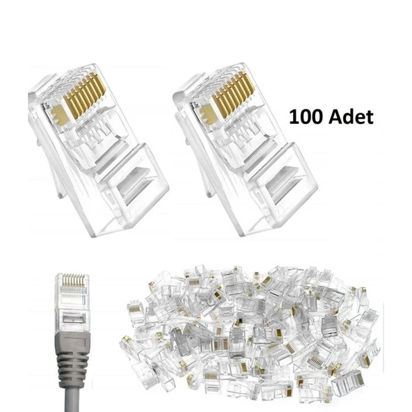 S-link SL-COB8P RJ-45 100 Lü Paket Jack - Resim 3