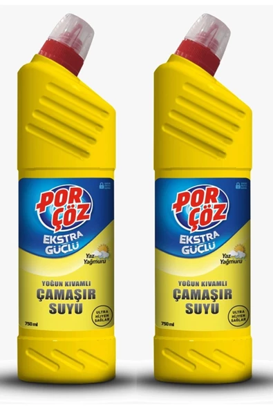 Porçöz Çamaşır Suyu Yaz Yağmuru 2X750ml ürün görseli 1