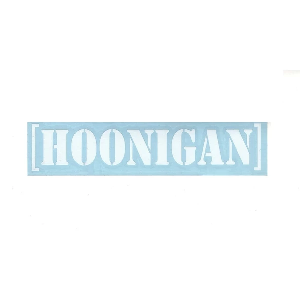 Hoonıgan Sticker Beyaz - Oto Sticker ürün görseli 1