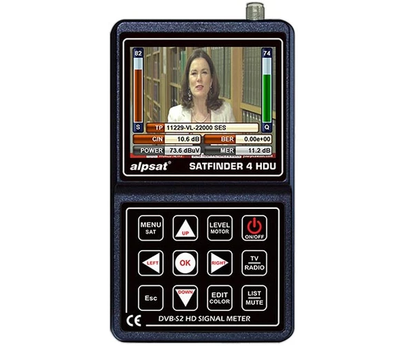 Alpsat Satfinder 4 HD Ultra 3.5'' LCD Ekranlı Uydu Yön Bulucu (AS04-HDU) ürün görseli 1