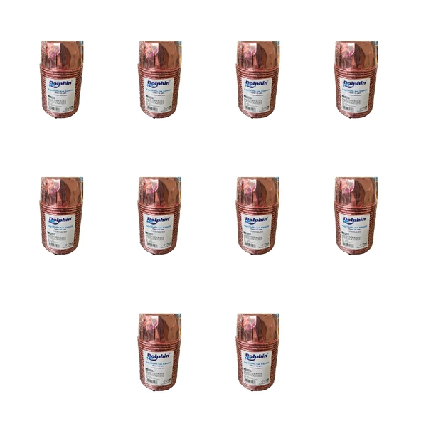 Dolphin Muffin Kağıt Karton Rose Gül Cupcake Kek Kalıbı Kapsülü Kabı - 25 Adetlik 10 Paket ürün görseli 1