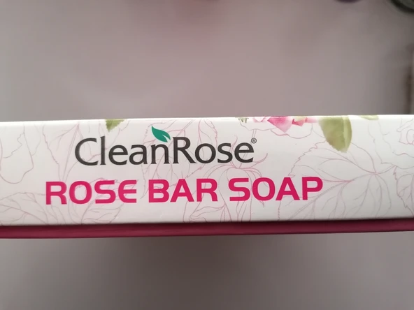 Clean Rose Gül Özlü,yapraklı El yapımı sabun 4x80gr ürün görseli 1