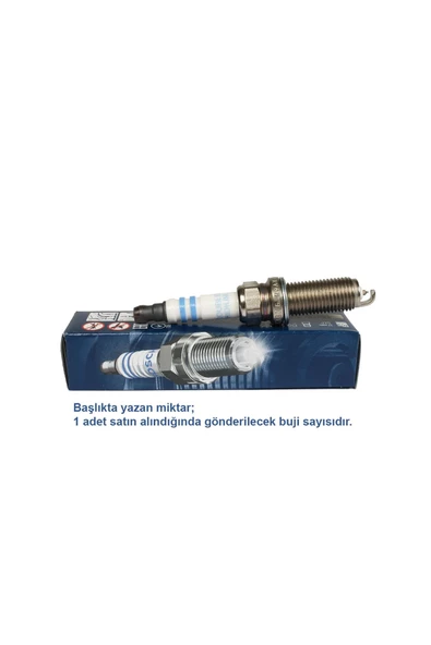 Bosch Toyota Auris 1.3 2008-2012 Uyumlu  Çift Iridyum Buji 4 Adet ürün görseli 1