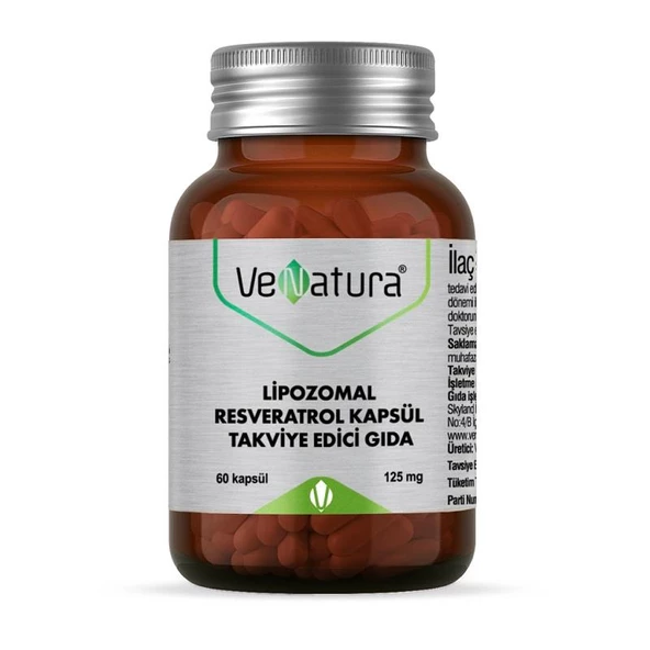 Venatura Lipozomal Resveratrol 60 Kapsül ürün görseli 1