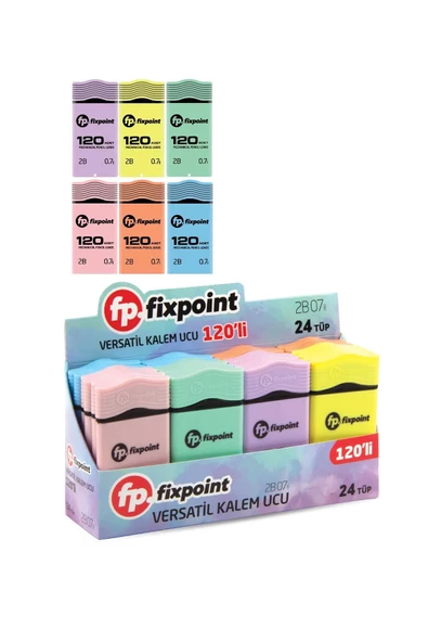 Fixpoint P-182424 120 Li 75 mm 0.7 mm Pastel Renkler ürün görseli 1