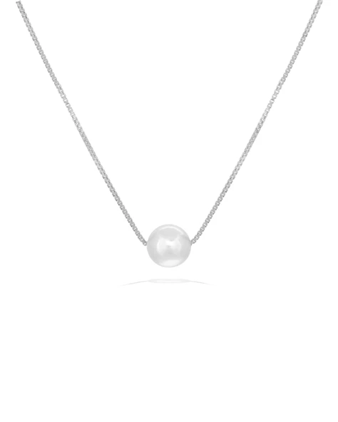 Natural Pearl Küre İnci Kadın Gümüş Kolye ürün görseli 1