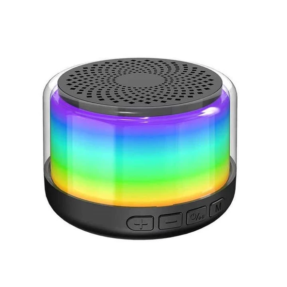 Polygold LF-K8 Rgb Ledli Mini Bluetooth Hoparlör ürün görseli 1