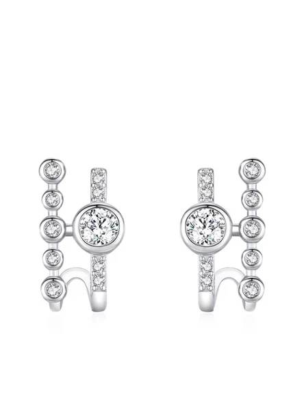 Timeless Series Stellar Elegance Kadın Gümüş Küpe ürün görseli 1