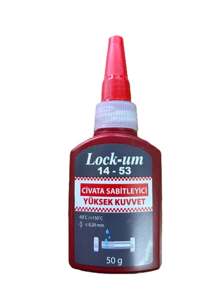 Lock-um Yüksek Mukavemetli Civata Sabitleyici 50gr ürün görseli 1