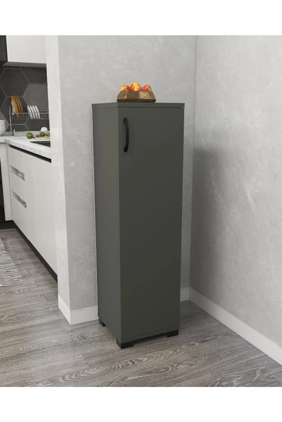 IRMAK DÜNYASI Çok Amaçlı Tek Kapaklı Mini Dolap Erzak Dolabı Banyo Dolabı ürün görseli 1