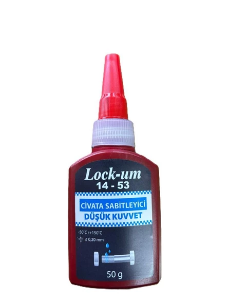 Lock-um Düşük Mukavemetli Civata Sabitleyici 50ml ürün görseli 1