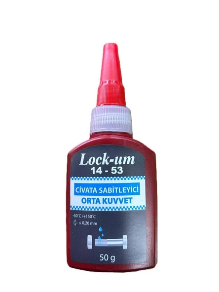 Lock-um Orta Mukavemetli Civata Sabitleyici 50ml ürün görseli 1