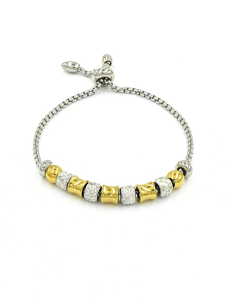 Pandora Model Zirkon Taşlı Kadın Charm Çelik Bileklik ürün görseli 1