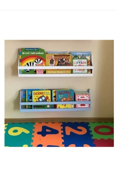 Ikili Linar Lake Montessori Kitaplık Raf ürün görseli 1