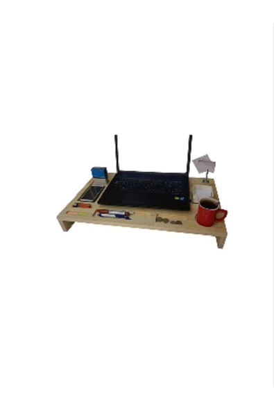 Aydın Ahşap Monitor Ve Laptop Standı ürün görseli 1