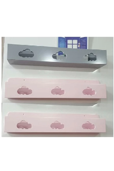 Bulutlu Lana Lake Montessori Kitaplık Raf ürün görseli 1