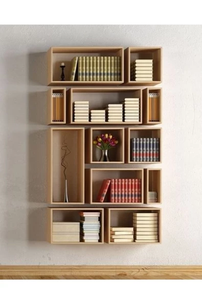 Raflı Mdf Kitaplık ürün görseli 1