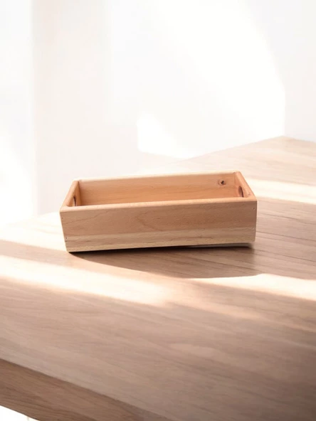 Ahşap Çok Amaçlı Banyo Düzenleyici Organizer ürün görseli 1