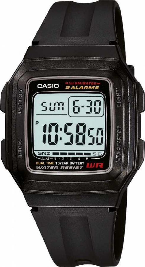 F-201WA-1ADF Casio Erkek Kol Saati ürün görseli 1